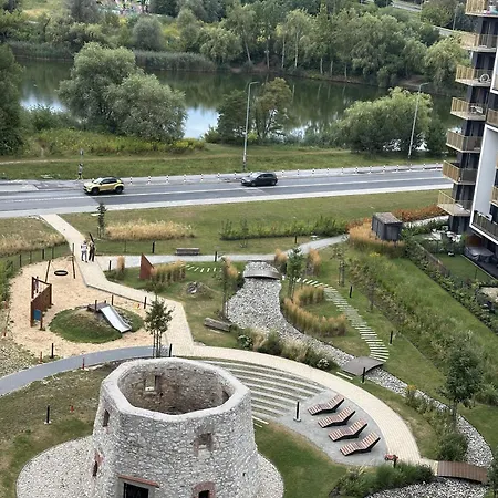 Lägenhet Bonarka - Lagiewniki Near Kazimierz & Wawel - Parking Kraków